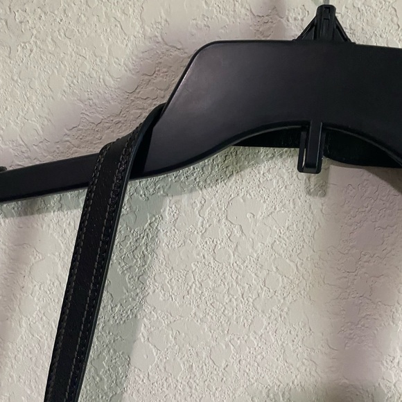 Coach Madison Timeless Black Pebble Leather Shoulder Bag With Hang Tag 14”L - Picture 13 of 16